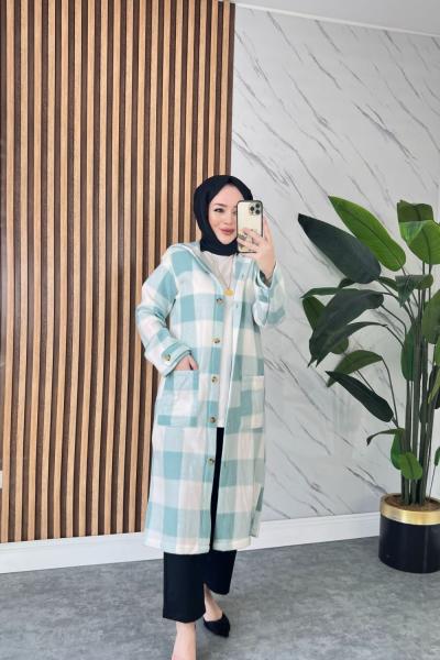 Şermin Polar Oduncu Gömlek - Kahve