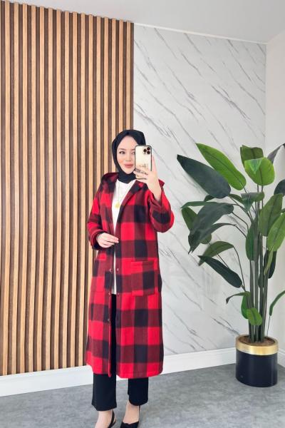 Şermin Polar Oduncu Gömlek - Kahve