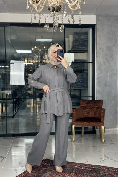 Aksev Takım Gri Gri