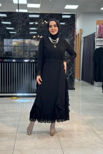 Alev Elbise Siyah Siyah