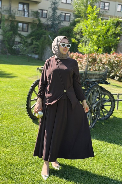 Alisa Takım Kahverengi Kahverengi