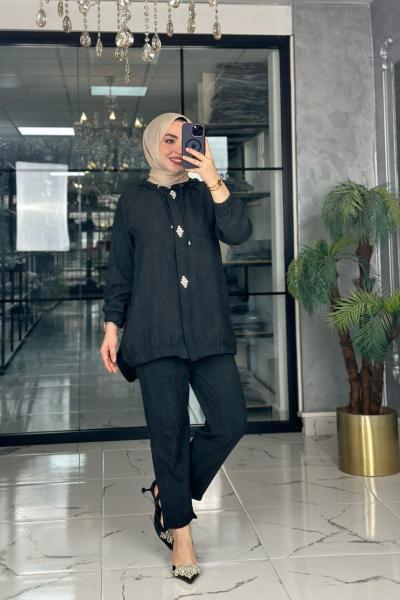 Asuman Takım-Siyah Siyah