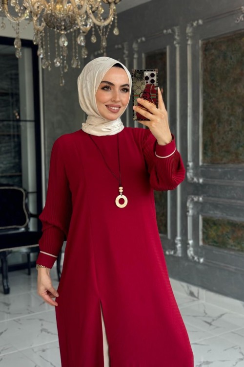 Belgin Takım Bordo Bordo