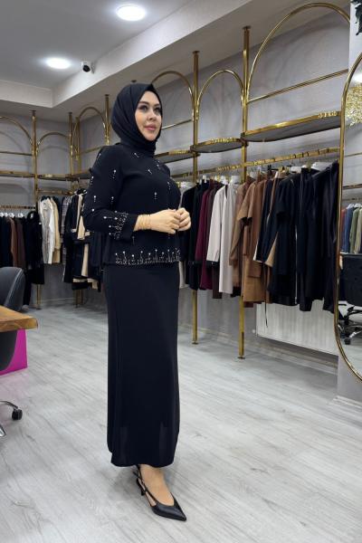 Ceylin Takım Siyah Siyah