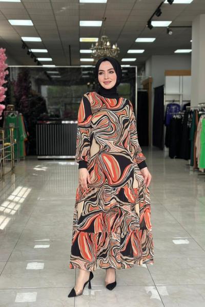 Ebru Elbise Turuncu Turuncu