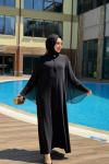 Eliz Abaya Siyah Siyah