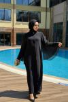 Eliz Abaya Siyah Siyah