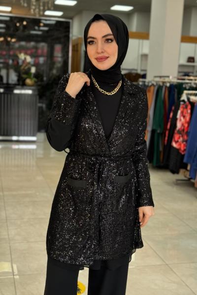 Eslim Takım Siyah Siyah