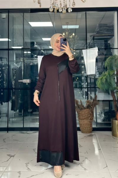 Ezra Elbise Kahverengi Kahverengi