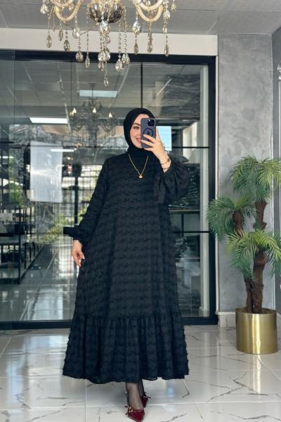 Funda Elbise-Siyah Siyah