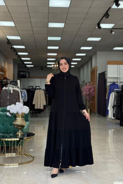 Halide Ferace-Siyah Siyah