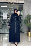 Hicri Abaya-Lacivert Lacivert