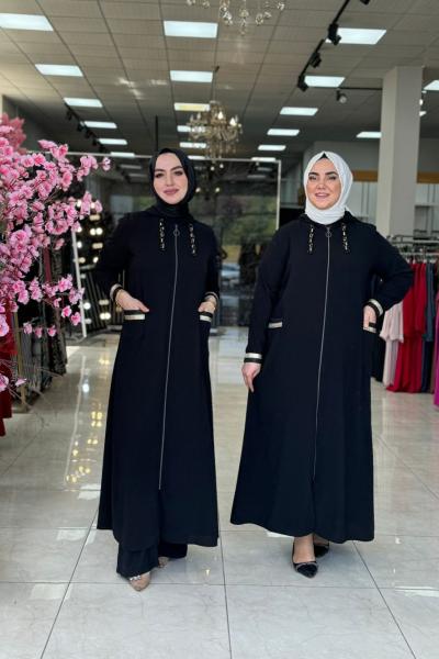 Hüma Ferace Siyah Siyah