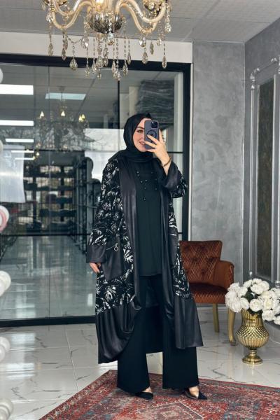 İlkin Giyçık Siyah-Beyaz Siyah Ekru