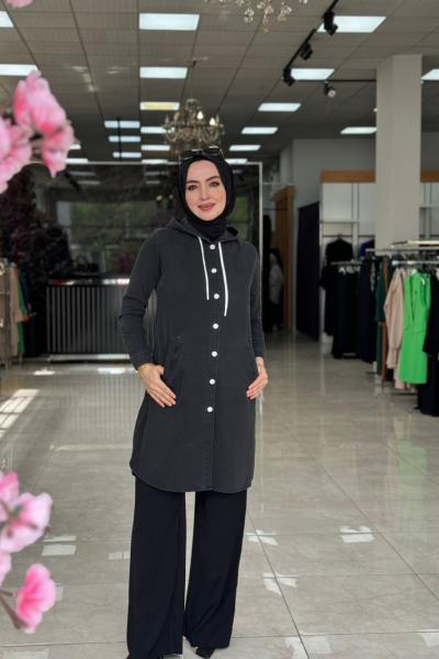 İpek Kap Antrasit Antrasit