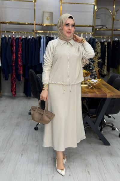 İzel Takım Krem Krem