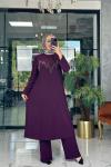 Meram Pantolon Takım Mürdüm Mürdüm