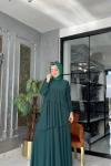 Mihra Elbise Yeşil Yeşil