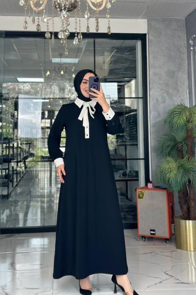 Mihri Elbise-Siyah Siyah