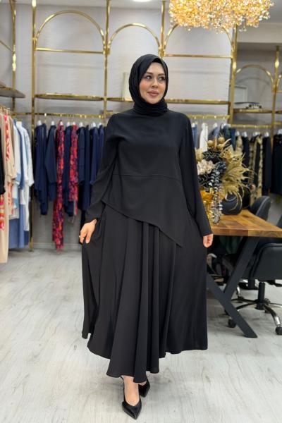 Mihrimah Takım Siyah Siyah