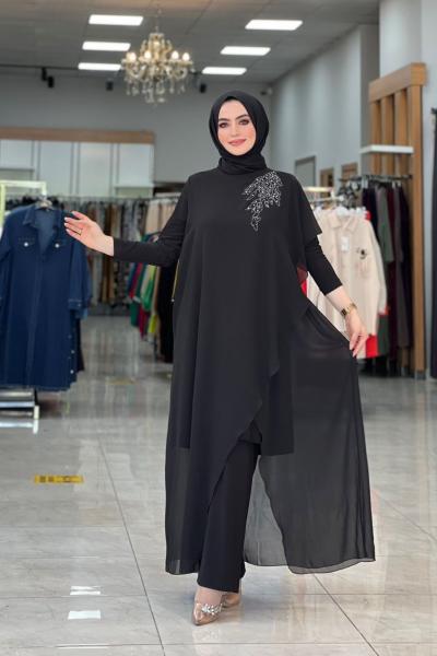 Minel Takım Siyah Siyah