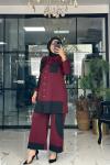 Narin Takım Bordo Bordo