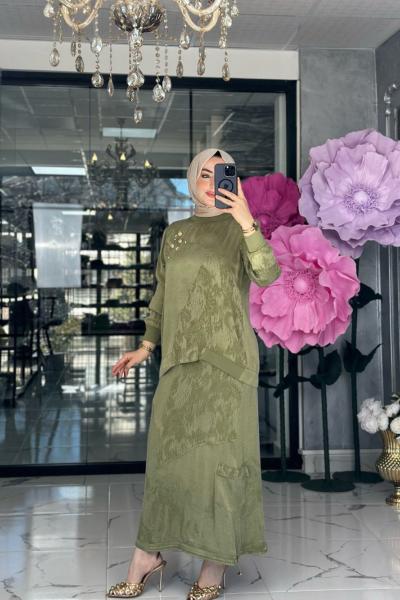 Nefes Etek Takım-Yeşil Yeşil