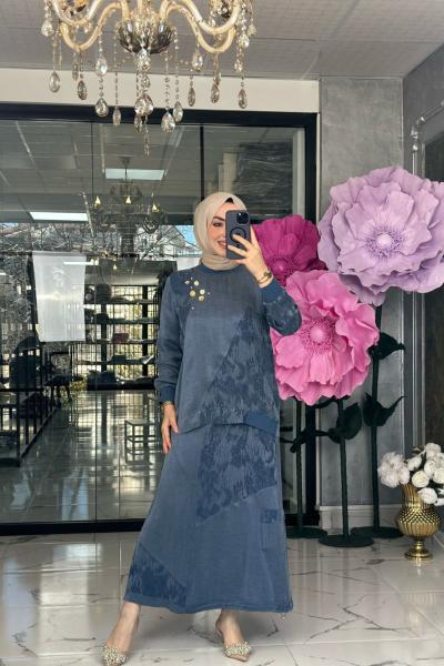 Nefes Etek Takım Lacivert Lacivert