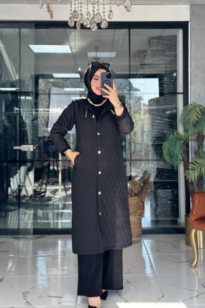 Nigar Mont Siyah Siyah