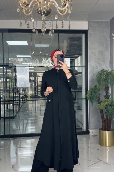 Nihan Takım Siyah Siyah