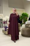 Özge Takım Bordo Bordo