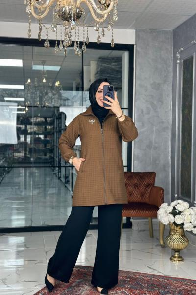 Pamira Kap Kahve Kahverengi