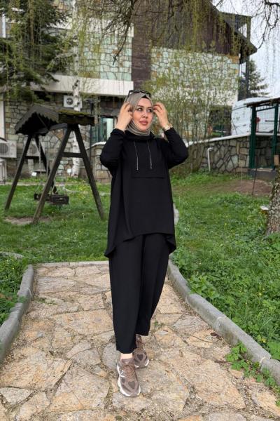 Şalvar Takım Siyah Siyah