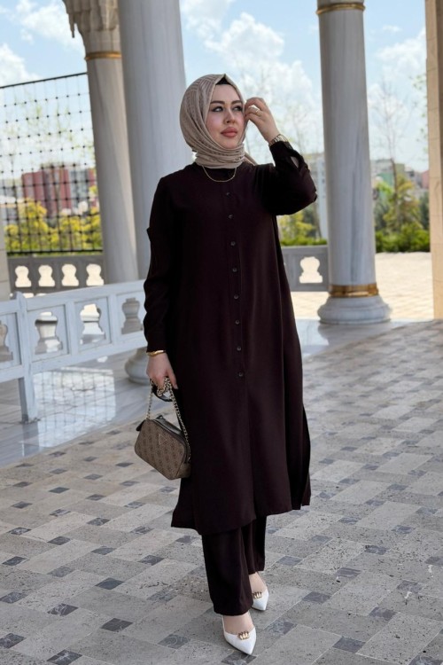Sedef Takım Kahverengi Kahverengi