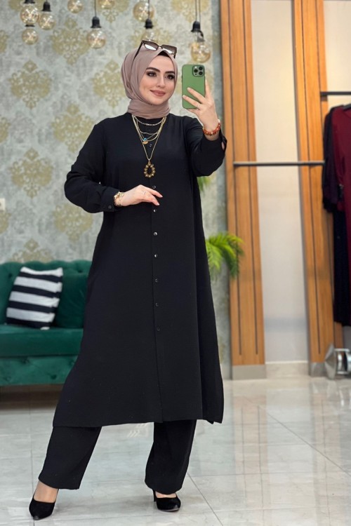 Selen Takım Siyah  Siyah