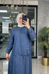 Tencel İkili Takım-Lacivert Lacivert