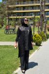 Türkan Takım Siyah Siyah