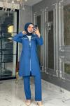 Tütün Spor Takım-İndigo mavi indigo