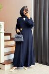 Briar Abaya Takım Lacivert