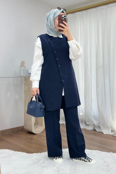 Costa Yelekli Takım Lacivert