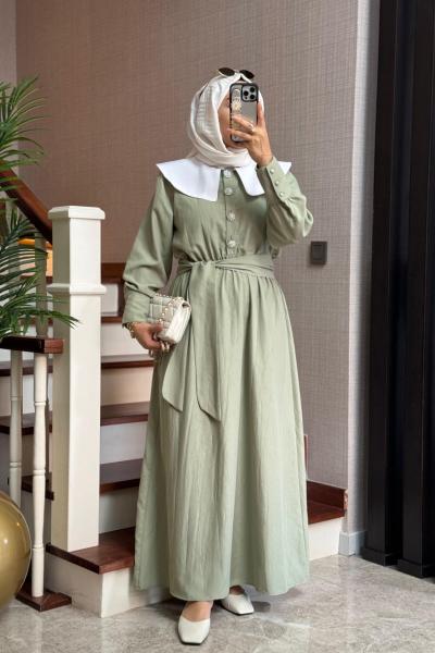 Luqas Elbise Mint Yeşili