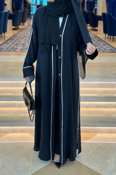 QABBA ABAYA TAKIM Siyah