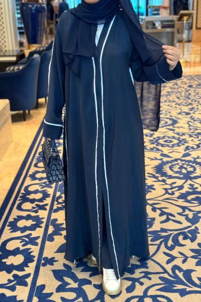 QABBA ABAYA TAKIM Lacivert