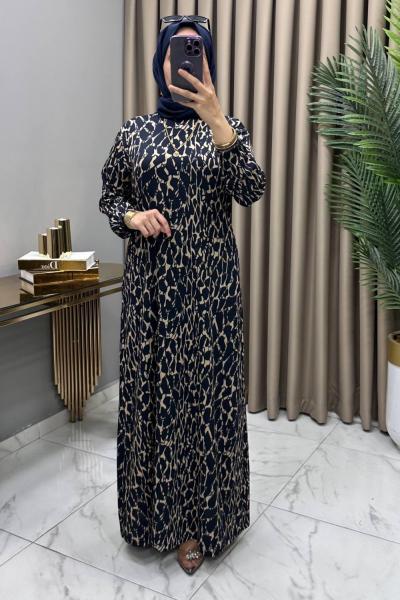 Açelya Elbise Lacivert Lacivert