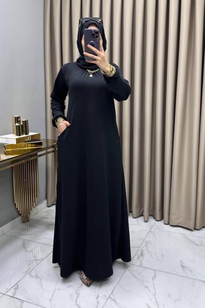 Ahsen Elbise Siyah Siyah