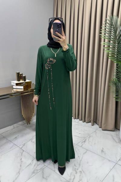 Ahunaz Elbise Zümrüt Zümrüt