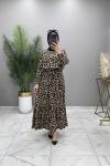 ASLI LEOPAR ELBİSE  Leopar