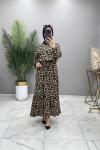 ASLI LEOPAR ELBİSE  Leopar
