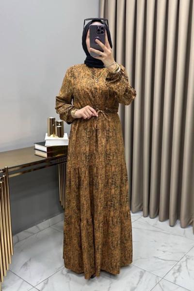 Ayça Elbise Taba Taba