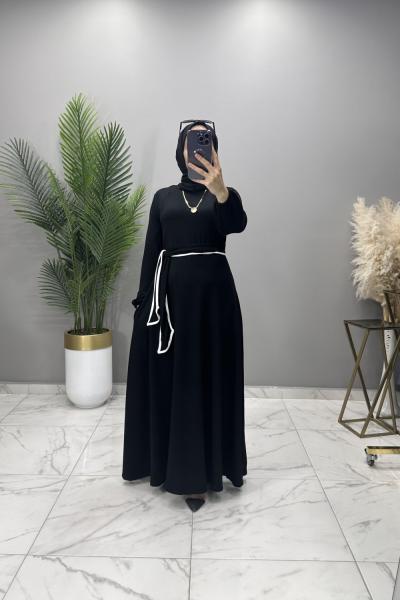 Ayliz Elbise Siyah Siyah